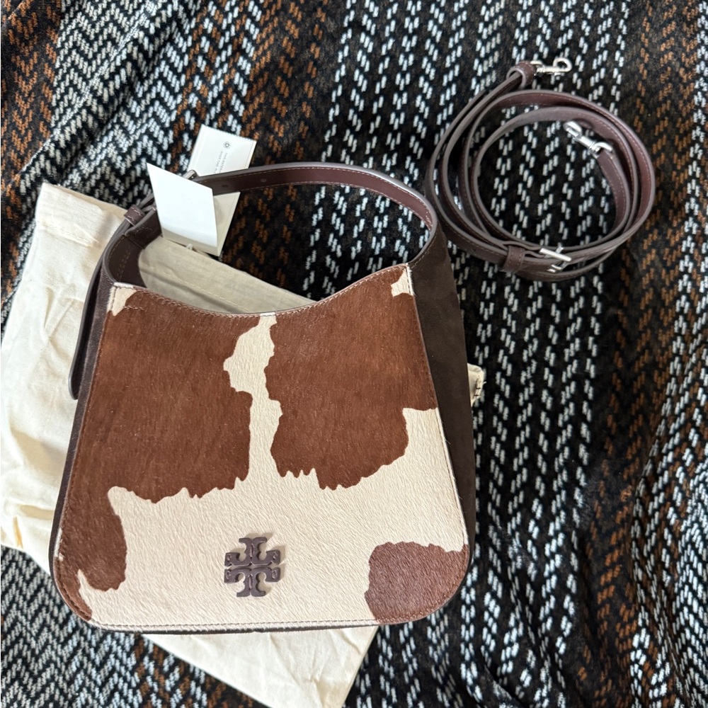 Tory Burch Brown and Cream Tote